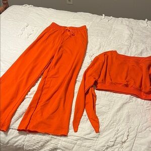 Bright Orange Lounge Set